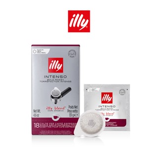 ILLY กาแฟเอสเพรสโซ่แบบพ็อดส์ INTENSO - 18 พ็อดส์/กล่อง E.S.E COFFEE PODS ESPRESSO INTENSO ROAST - 18 PODS