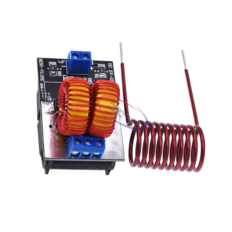 เครื่องทําความร้อน 5-12V 120W Mini ZVS DIY หม้อหุงข้าว + คอยล์จุดระเบิด