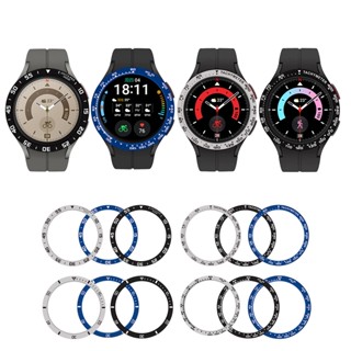 สแตนเลส อลูมิเนียมอัลลอยด์ สําหรับ Samsung Galaxy Watch 5 Pro 45 มม. ป้องกัน โลหะ เหล็ก จัดแต่งทรงผม ฝาครอบสมาร์ทวอทช์ อุปกรณ์เสริม