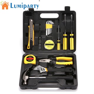 Lumiparty ชุดกล่องเครื่องมือ พร้อมกล่องเก็บ สําหรับซ่อมแซมบ้าน 16 ชิ้น