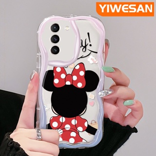 เคสโทรศัพท์มือถือ ซิลิกาใส กันกระแทก ลายมินนี่เมาส์น่ารัก สําหรับ Samsung galaxy S21 FE S21 Plus S21 Ultra S20 FE