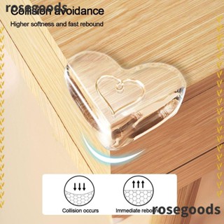 Rosegoods1 ที่กันมุมโต๊ะ PVC ใส แบบนิ่ม กันชน สําหรับเด็ก