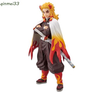 Qinmei โมเดลฟิกเกอร์ อนิเมะญี่ปุ่น Demon Slayer Rengoku Kyoujurou ของเล่น สําหรับเก็บสะสม