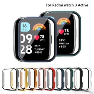 เคสกระจกนิรภัย สําหรับ Redmi Watch 3 Lite Active Hard PC ป้องกันหน้าจอ