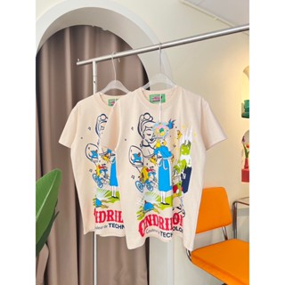 เสื้อยืดผ้าฝ้ายพิมพ์ลายขายดี เสื้อยืดโอเวอร์ไซส์ nothing house