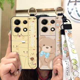 Phone Holder Wristband Phone Case For infinix Note30 VIP/X6710 Cartoon Durable Cute Kickstand Silicone Fashion Design