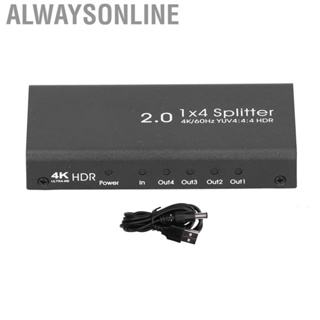 Alwaysonline Video Splitter  High Performance Wide Compatibility Multimedia Interface Easy To Use for HD TV Projector