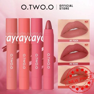 O.two.o ลิปสติก เนื้อแมตต์กํามะหยี่ ติดทนนาน 6 สี H0Y8