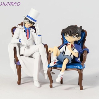 Huimao ฟิกเกอร์ PVC รูปนักสืบโคนัน Kawaii Edogawa Conan Kaitou สําหรับเด็ก