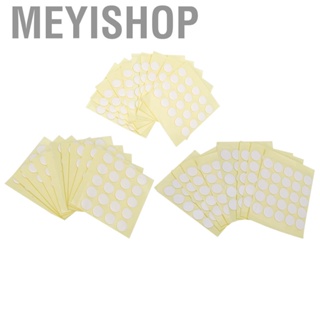 Meyishop 200Pcs 10/12/15 mm Clear Invisible Round Double Sided Tape  Strength Adhesive Dots Nail Art Manicure Tool