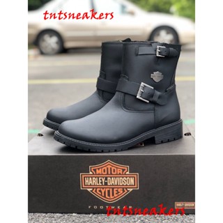 Original HARLEY-DAVIDSON Men Genuine Leather Motorcycle Boot Shoes WB1226 703 235 12