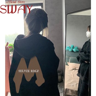 SWAY เสื้อผ้าผู้ญิง แขนยาว เสื้อฮู้ด คลุมหญิง สไตล์เกาหลี แฟชั่น  รุ่นใหม่ ทันสมัย Stylish fashion A98J1IO 36Z230909