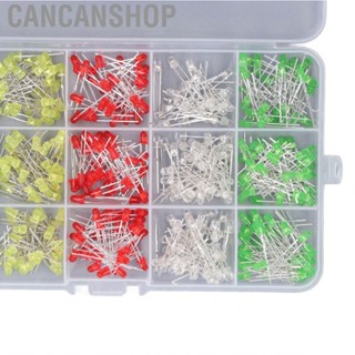 Cancanshop Emitting Diode  5 Colors Bright Color Eco Friendly 500Pcs 0.12in Set for Science Experiment