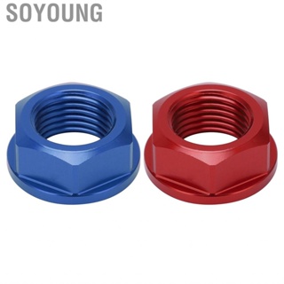 Soyoung Wheel Axle Nut  Durable Motorcycle Hub Stronger for Motorbike