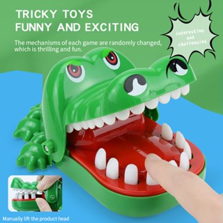 【Free Goods Store】Crocodile Teeth Toys Game for Kids Crocodile Biting Finger Dentist Games Funny Toys for Children Adult Stress Relief Prank Toys