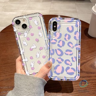 คู่เคสโทรศัพท์โปร่งใสสำหรับ Iphone 11 12 13 14 15 Pro Max XR X XS 7 6 8 Plus SE สีชมพูอมม่วง อ่อนนุ่มกันกระแทกเปลือก