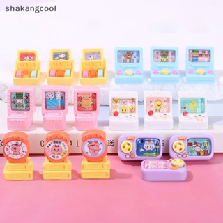 Shakangcool ของเล่นบ้านตุ๊กตาจําลอง รูปการ์ตูนสัตว์น่ารัก ขนาดเล็ก สําหรับเด็กผู้หญิง และเด็กผู้ชาย