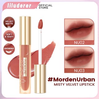 Focallure #mordenurban Misty City Mellow Tint ลิปสติกเนื้อแมทกำมะหยี่ Airy Fit ให้ความชุ่มชื้นสูง Pigmented Long Wear Soft Silky เกลี่ยง่าย HO