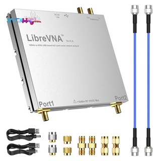 Librevna เครื่องวิเคราะห์เครือข่าย 2.0 100KHz-6GHz ฐาน USB 2 พอร์ต พร้อมอินพุต เอาต์พุตอ้างอิงภายนอก 6 ชั้น PCB