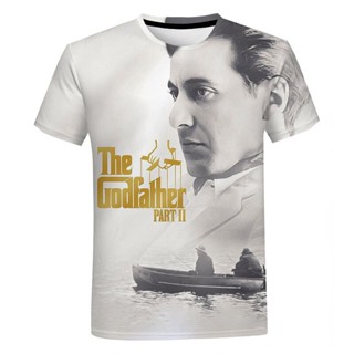 เสื้อยืด พิมพ์ลายภาพยนตร์ The Godfather สไตล์ฮาราจูกุ แฟชั่นคลาสสิก 2022