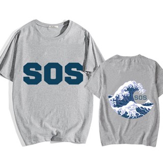 เสื้อยืด แบบนิ่ม พิมพ์ลายอนิเมะ Sza Sos สไตล์วินเทจเรโทร สําหรับผู้หญิง