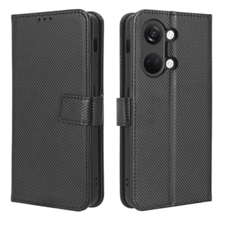 เคสโทรศัพท์หนัง PU ฝาพับ พร้อมช่องใส่บัตร สําหรับ Oneplus Nord 3 5G Nord3