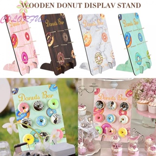 【COLORFUL】Donut Display Stand for Party Wedding Event Brunch Birthday Decor Doughnut