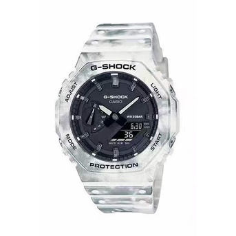 เหมาะสําหรับ G-SHOCK GA-B2100-2AJF นาฬิกาสปอร์ต GA-2100 Classic Navy สายนาฬิกาเรซิน Unisex f465