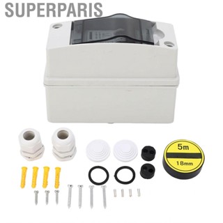 Superparis Circuit Breaker Disconnect Switch  AC90‑400V DC12‑400V Pa66 2P DC Mini IP65  for Solar System