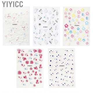 Yiyicc 5 Sheets Diy Nail Art Decoration  Polish Kids Or Salon