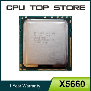 โปรเซสเซอร์เวอร์ CPU Intel Xeon X5660 2.8 GHz Six Core 12M LGA 1366