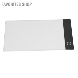 Favorites Shop A5 Tracing Light Box 3.5W 0.6A 3 ระดับ Dimming Touch Sensor LED Drawing Copy Board แผ่นไฟ สำหรับการประดิษฐ์ตัวอักษร 2D Animation