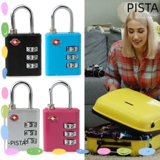 Pista TSA Customs Code Lock กุญแจล็อคตู้เสื้อผ้า กันขโมย สําหรับเดินทาง