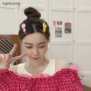 [highbuying] กิ๊บติดผม ลายการ์ตูนหมู กระต่าย หมี น่ารัก เครื่องประดับแฟชั่น สําหรับเด็กผู้หญิง พร้อมส่ง