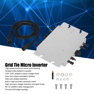 ShiZi Grid Tie Micro อินเวอร์เตอร์ Pure Sine Waving Solar Microinverter 22-60V อินพุต 85V-263V เอาต์พุต