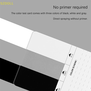 [cxSZDOLL] การ์ดทดสอบสี ตารางการสอบเทียบสี สําหรับทําโมเดล งานฝีมือ DIY 1 ชุด