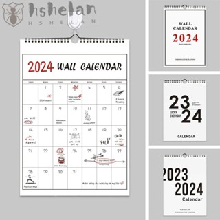 Hshelan ปฏิทินติดผนัง 2024 อเนกประสงค์ สําหรับตกแต่งบ้าน ออฟฟิศ