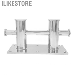 Ilikestore 335x140x190mm Heavy Duty Double Cross Bollard 316 Stainless Steel Rustproof Mooring Bitt Cleat for Marine Boat