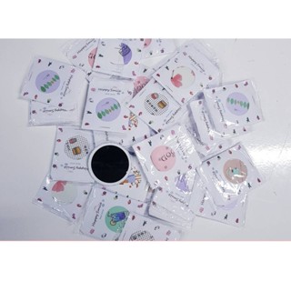 ♦️ของแท้·ส่งด่วน·ถูก♦️Yoko Happy Smile Hand Mirror : โยโกะ แฮปปี้ สมาย กระจก คละลาย ทรงกลม กระจกพกพา x 1 ชิ้น dayse