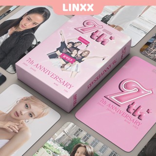 Linxx โปสการ์ดอัลบั้ม BlackPink ครบรอบ 7 ปี Kpop 55 ชิ้น