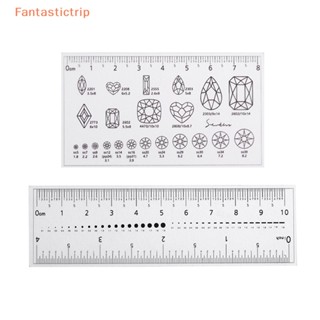 Fantastictrip เทปวัดขนาด ทรงกลม สําหรับปลายปลอม Ch Stones