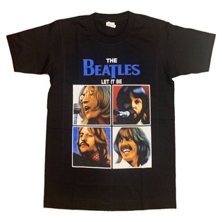 เสื้อยืดแขนสั้นเสื้อวงดนตรี the beatles เสื้อยืดแขนสั้น หมดปัญหาผ้าบางเกิน ใส่แล้วย้วย หย่อน ไม่เท่ แต่ผ้าของเราใส่แล้วด