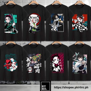 DEMON SLAYER Anime Shirt Streetwear Kawaii Retro Graphic Otaku Tee Unisex Bootleg Trend Fashion_03