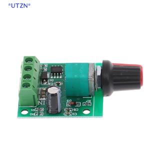 Utzn&gt; โมดูลมอเตอร์ควบคุมความเร็ว DC 1.8V 3V 5V 6V 12V 2A PWM 0~100% ปรับได้