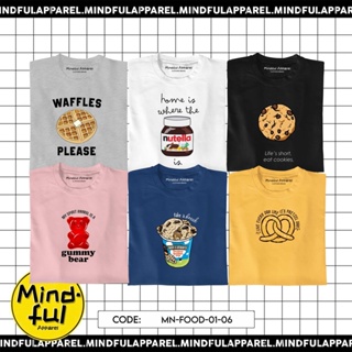 MINIMAL FOOD GRAPHIC TEES PRINTS | MINDFUL APPAREL T-SHIRT_02