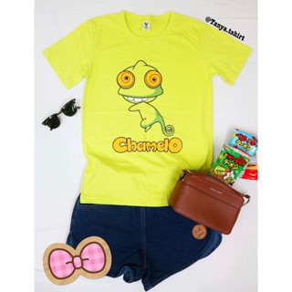 TOP CTเสื้อยืดลายการ์ตูนกิ้งก่า Chamelo