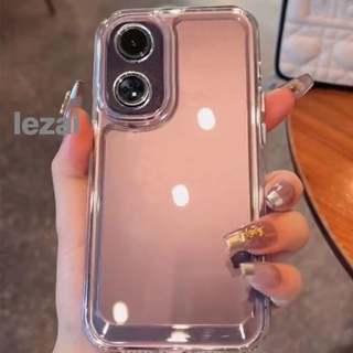 เคสโทรศัพท์มือถือกระจกนิรภัย TPU กันกระแทก สําหรับ Oppo Reno 8T 8 T 5G 8Z 8 Z 7Z Reno 6 5 5G 3 ชิ้น