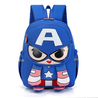 Little Boy Spider-Man Kindergarten Backpack Baby Boy Boy Childrens Backpack Medium and Large Class Lightweight Backpack Tide 6xRM