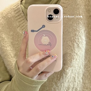 ใหม่ เคสโทรศัพท์มือถือ กันกระแทก ลายอัลบั้มซีดี สีชมพู สําหรับ iPhone 11 14promax 13 12 14pro 13pro 14