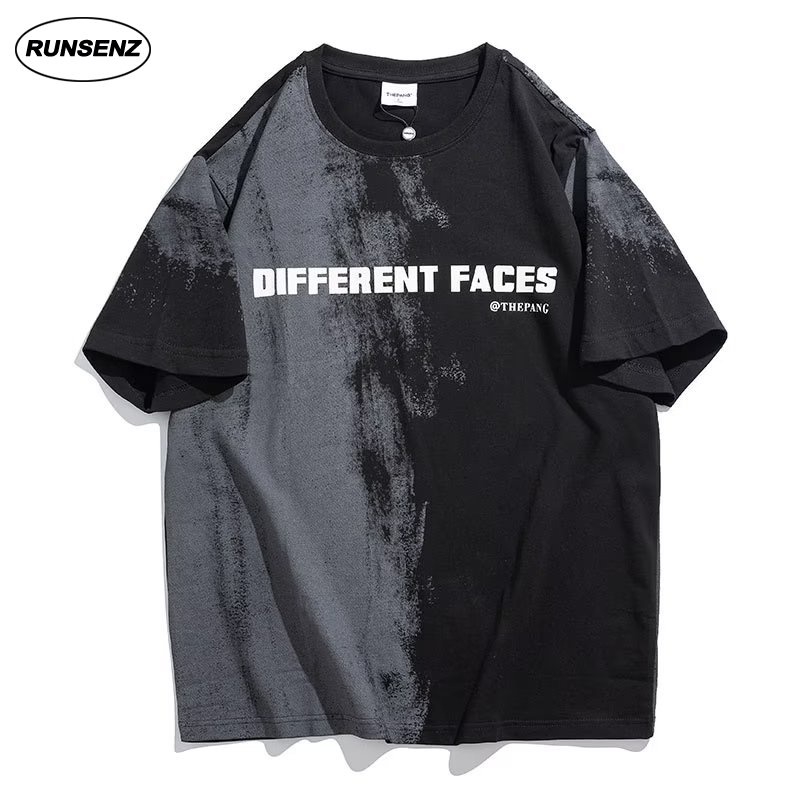 เสื้อยืดลําลอง ผ้าฝ้าย แขนสั้น คอกลม ทรงหลวม โอเวอร์ไซซ์ สีดํา แฟชั่นสําหรับผู้ชาย ไซซ์ XXL-8XL